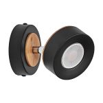 Ledvance LED Decor Faretti Pluto Acciaio Nero 4.8W 300lm - 830 Luce Calda - 