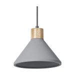 Ledvance Decor Cemento/Acciaio/Legna Luce Pendente 220 Scuro Grigio | Adatto per E27