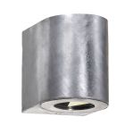 Nordlux Canto 2 Luce Da Parete Acciaio Argento Up & Down 10.6 W 500lm - 830 Luce Calda - 