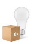 Confezione Multipack 6x Ledvance Classic LED E27 Pera Ghiaccio 8.8W 806lm - 827 Bianco Molto Caldo | Dimmerabile - Sostitutiva 60W