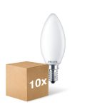 Confezione Multipack 10x Philips Corepro LED Candela E14 Ghiaccio 6.5W 806lm - 827 Bianco Molto Caldo | Sostitutiva 60W