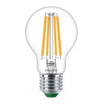 Philips MASTER LED Bulbo Ultra Efficient E27 Pera Chiara 4W 840lm - 827 Bianco Molto Caldo | Sostitutiva 60W