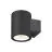 SLV Oculus Up/Down Luce Da Parete Aluminium Nero 15W 1110lm - 920-930 Dim To Warm | Miglior Resa Cromatica - Dimmerabile 
