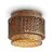 Good&Mojo Luce da soffitto Bhutan Bambù Marrone S | Adatto per 1x E27 