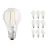Confezione Multipack 10x Ledvance CLASSIC LED E27 Pera Filamento Chiara 4.2W 470lm - 927 Bianco Molto Caldo | Miglior resa cromatica - Dimmerabile - Sostitutiva 40W