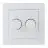EcoDim Pulsante dimmer DUO Berker S1 incl. Piastra Di Copertura