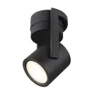 SLV Oculus Parete e Luce da soffitto Aluminium Nero 11W 780lm - 920-930 Dim To Warm | Miglior Resa Cromatica - Dimmerabile 