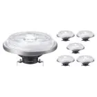 Confezione Multipack 6x Philips MASTER LED Faretti G53 AR111 14.8W 875lm 45D - 927 Bianco Molto Caldo | Miglior resa cromatica - Dimmerabile - Sostitutiva 75W
