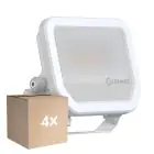 Confezione Multipack 4x Ledvance Proiettore LED Aluminium Bianca 17W 2400lm 100D - 840 Bianco Freddo | IP66 - Simmetrico