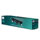 Philips Runner Faretti LED Metallo Nero | Adatto per 3x GU10