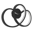 Eglo Luce Da Parete Gianella Acciaio Nero 14.5W 1400lm - 830 Luce Calda - 