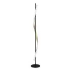 Eglo Lampada da terra Conaprato Acciaio Brushed Ottone, Nero 20W 2500lm - 827-840-865 CCT | Dimmerabile